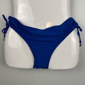 NWOT DKNY Blue Bikini Bottoms Size L